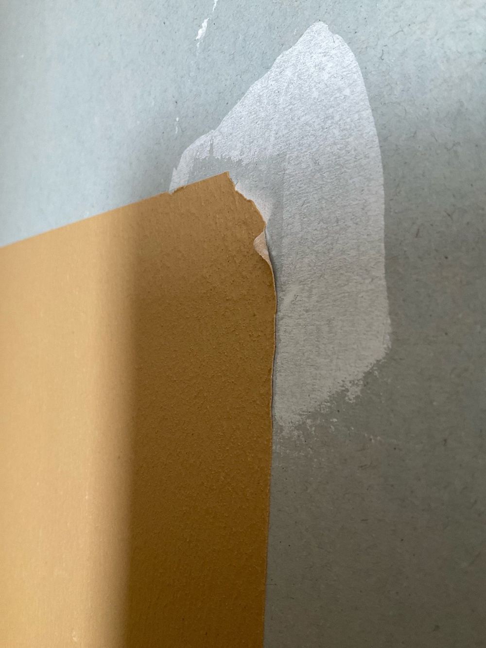 Waterproof membrane laid with no primer underneath, found during a waterproofing inspection in Tarneit